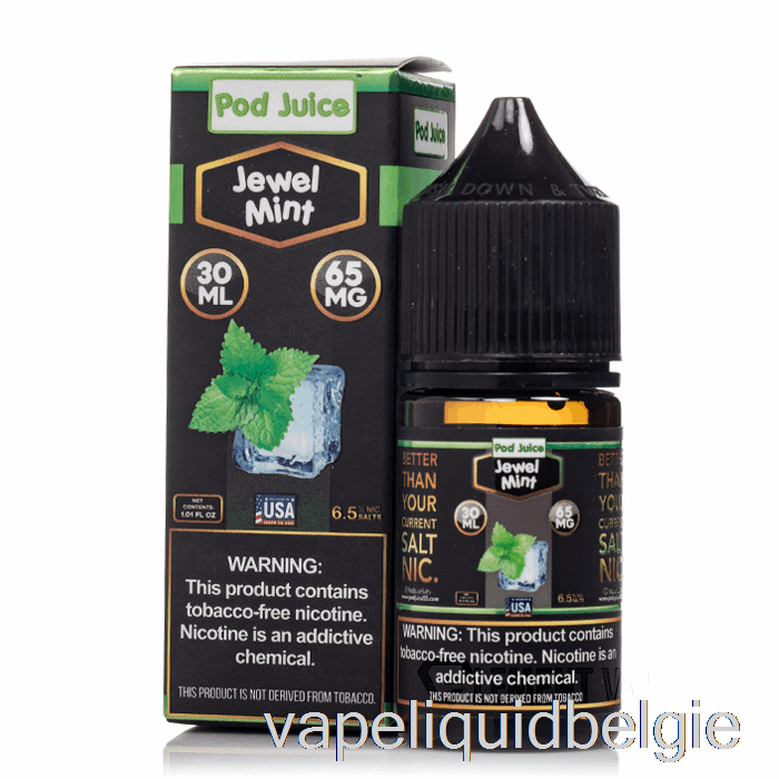 Vape Vloeibaar Juweel Mint - Gewaagde Serie - Peulensap - 30 Ml 65 Mg